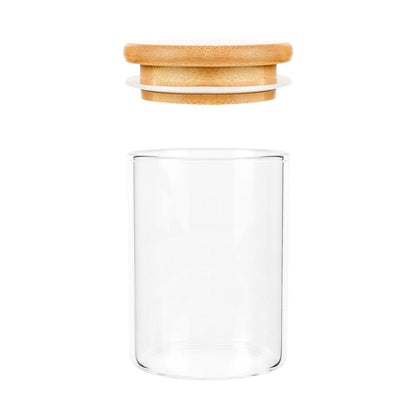  Wooden Lid Glass Jars at Flower Power Packages