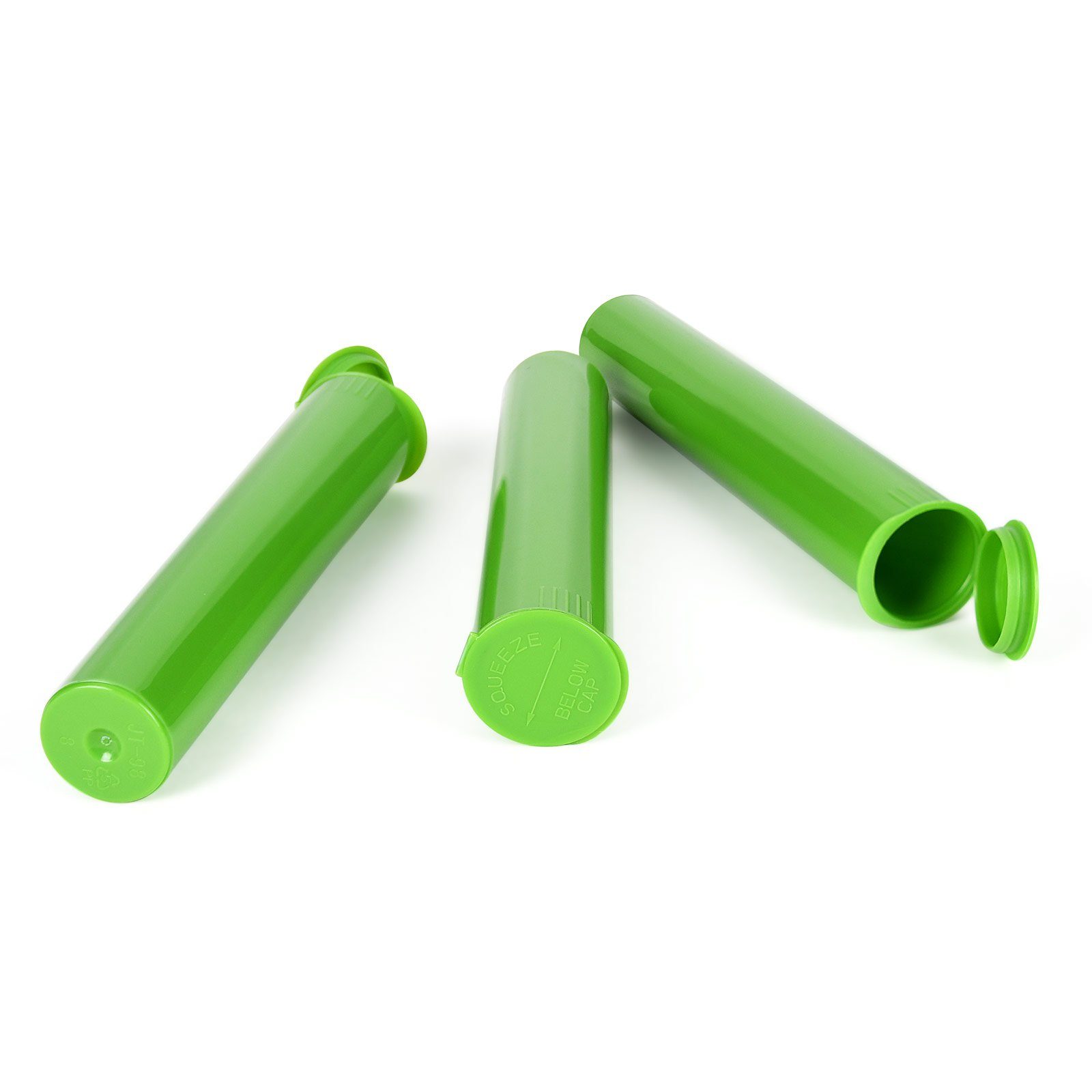 98mm Pre-Roll RX Squeeze Tubes Opaque Green - 700 Count at Flower Power Packages