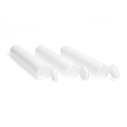 98mm Pre-Roll RX Squeeze Tubes Opaque White - 700 Count at Flower Power Packages