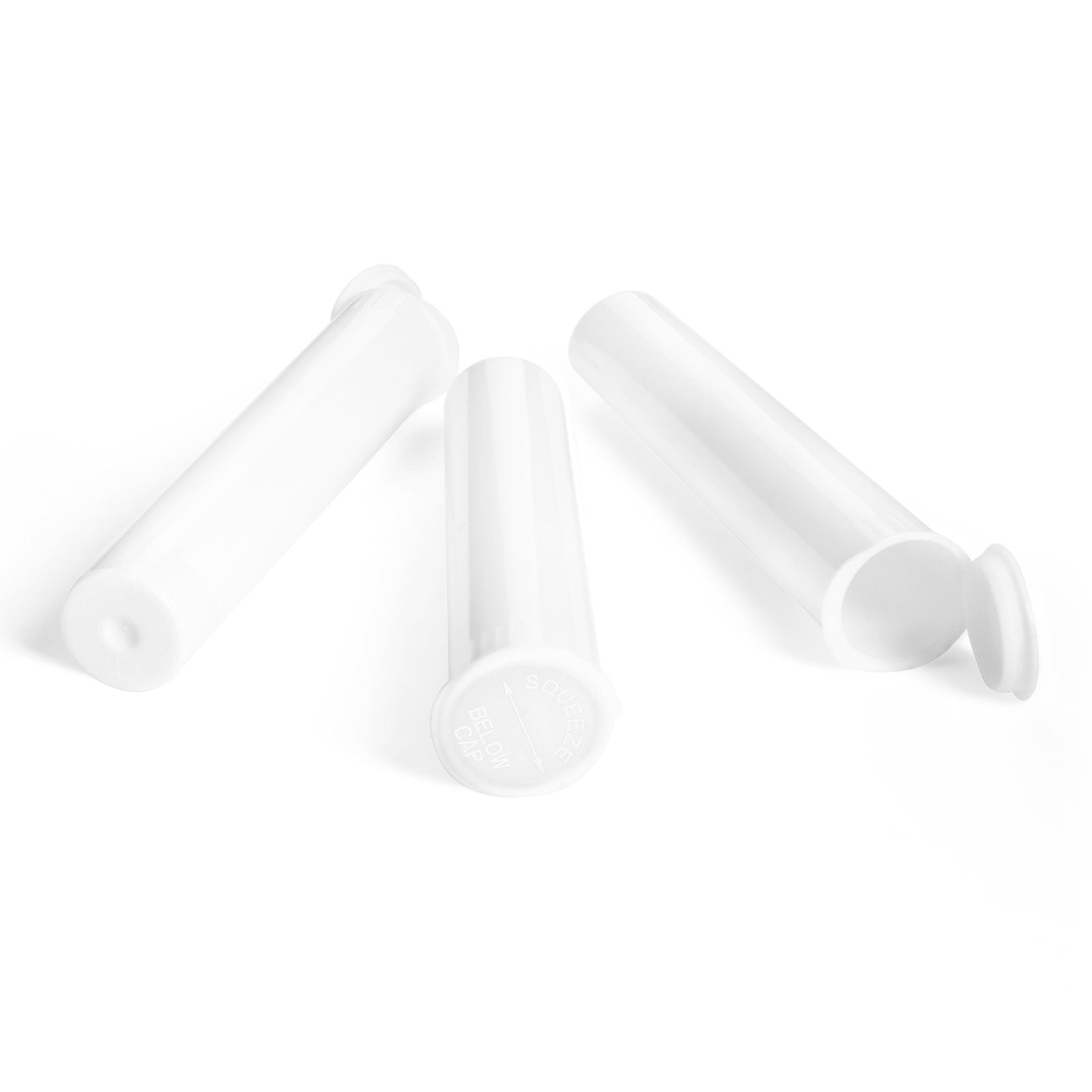 98mm Pre-Roll RX Squeeze Tubes Opaque White - 700 Count at Flower Power Packages