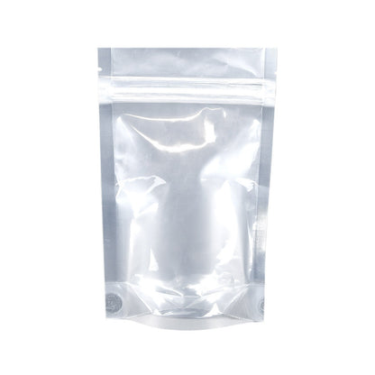 Mylar Bag Tear Notch Clear Black 1/2 oz 1000 COUNT at Flower Power Packages