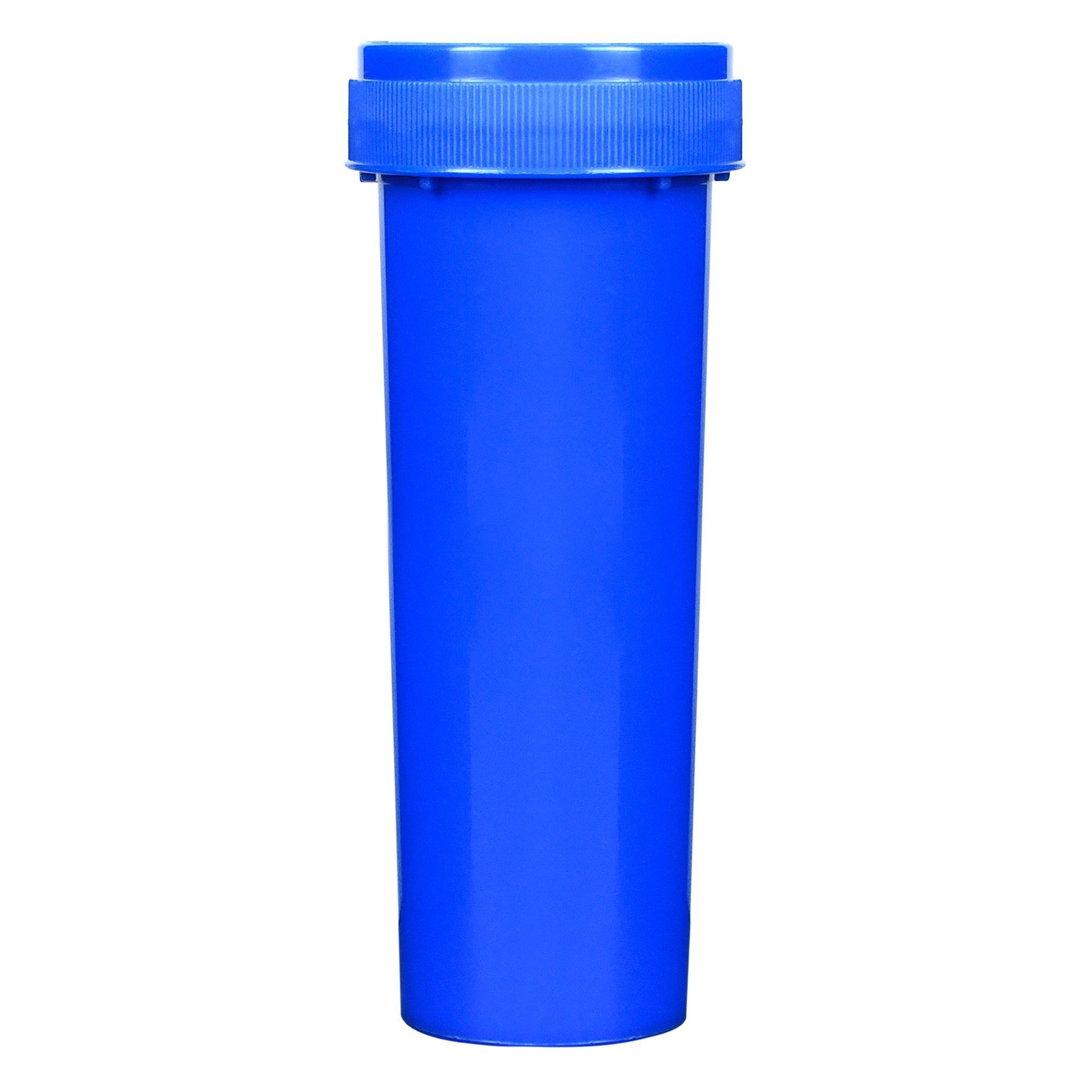 Opaque Blue 60 Dram Reversible Cap Vials for Medical Pharmacies & Dispensaries at Flower Power Packages