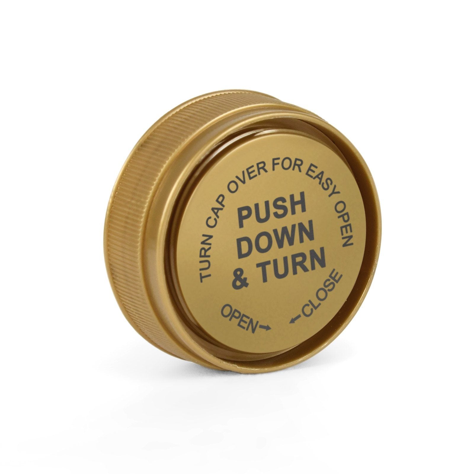 Opaque Gold 20 Dram Reversible Cap Vials for Medical Pharmacies & Dispensaries at Flower Power Packages