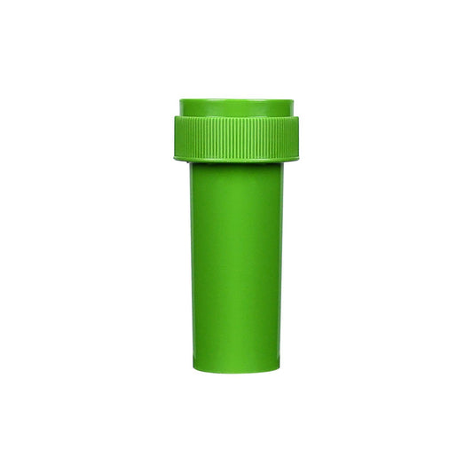 Opaque Green 40 Dram Reversible Cap Vials 150 COUNT at Flower Power Packages